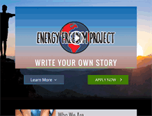 Tablet Screenshot of energyfreedomproject.com